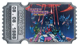 Transformers Replik The Movie 40th Anniversary Movie Ticket Limited Edition 9 x 16 cm
