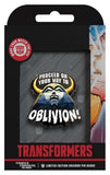 Transformers Ansteck-Pin The Movie 40th Anniversary Unicron Limited Edition