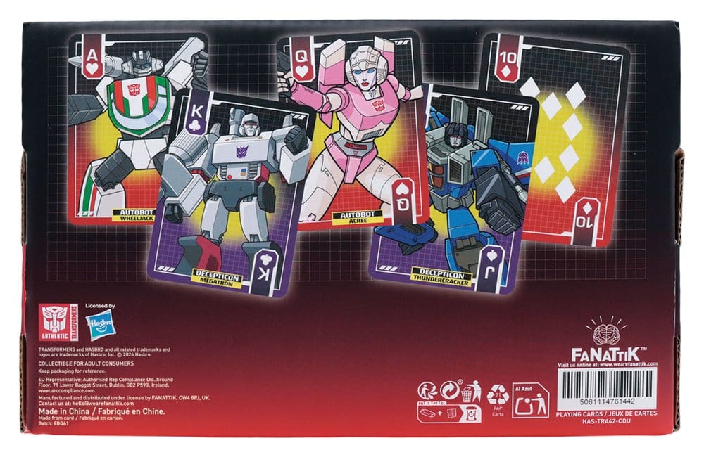 Transformers Spielkarten Display (12)