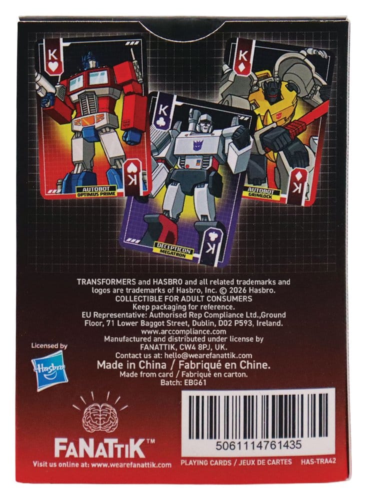 Transformers Spielkarten Display (12)