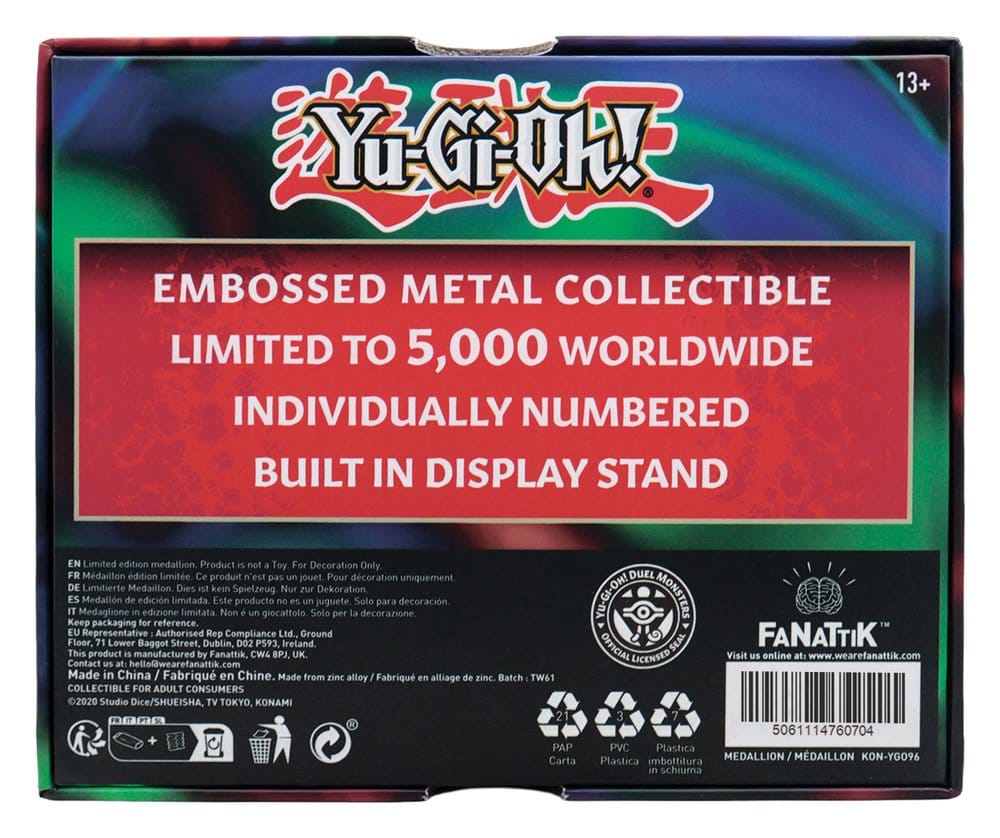 Yu-Gi-Oh! Medaille Exodia Head Limited Edition