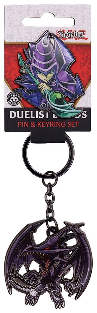 Yu-Gi-Oh! Ansteck-Pin & Schlüsselanhänger-Set