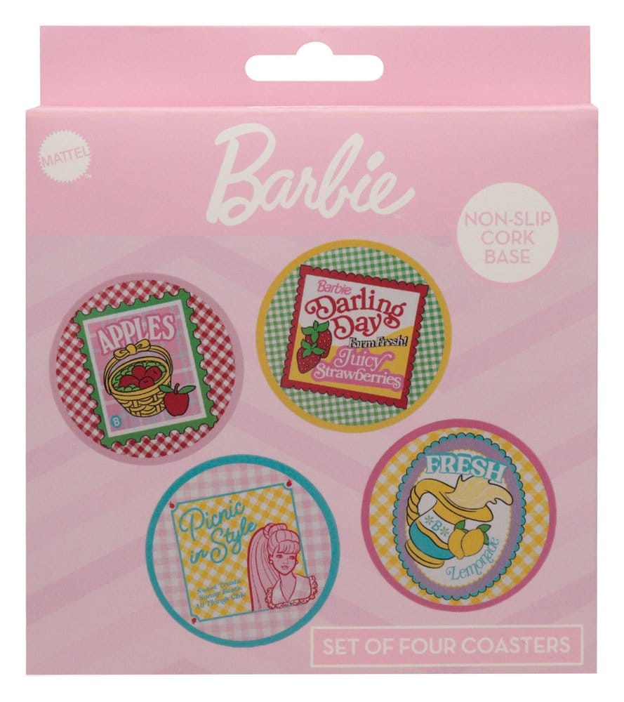 Barbie Untersetzer 4er-Pack