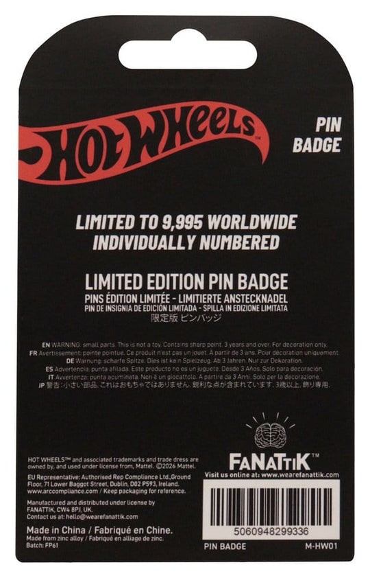 Hot Wheels Ansteck-Pin Race Team Limited Edition