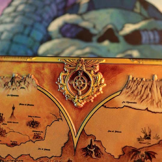 Masters of the Universe Replik Metal Map of Eternia Limited Edition 10 x 15 cm