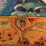 Masters of the Universe Replik Metal Map of Eternia Limited Edition 10 x 15 cm