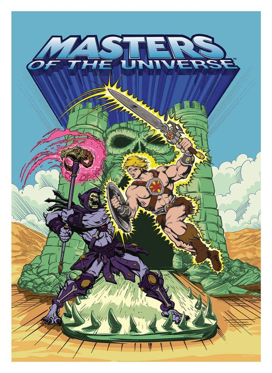 Masters of the Universe Kunstdruck He-Man & Skeletor Limited Edition 42 x 30 cm