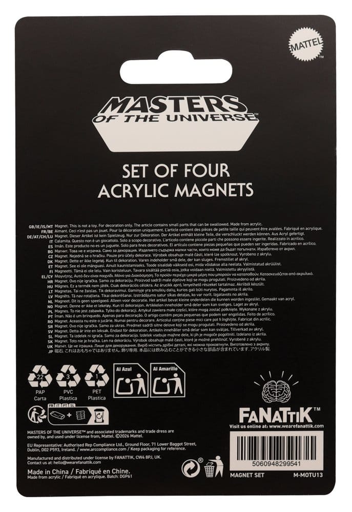Masters of the Universe Magnete 4er-Pack