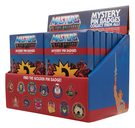 Masters of the Universe Mystery Ansteck-Pins Blind Box Display (12)