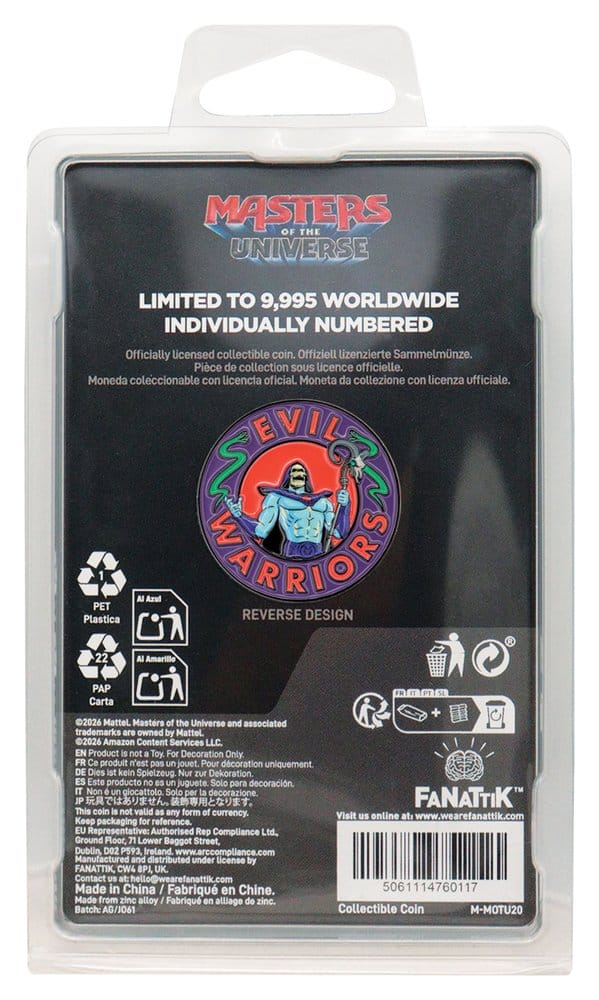 Masters of the Universe 2026 Sammelmünze He-Man & Skeletor Limited Edition