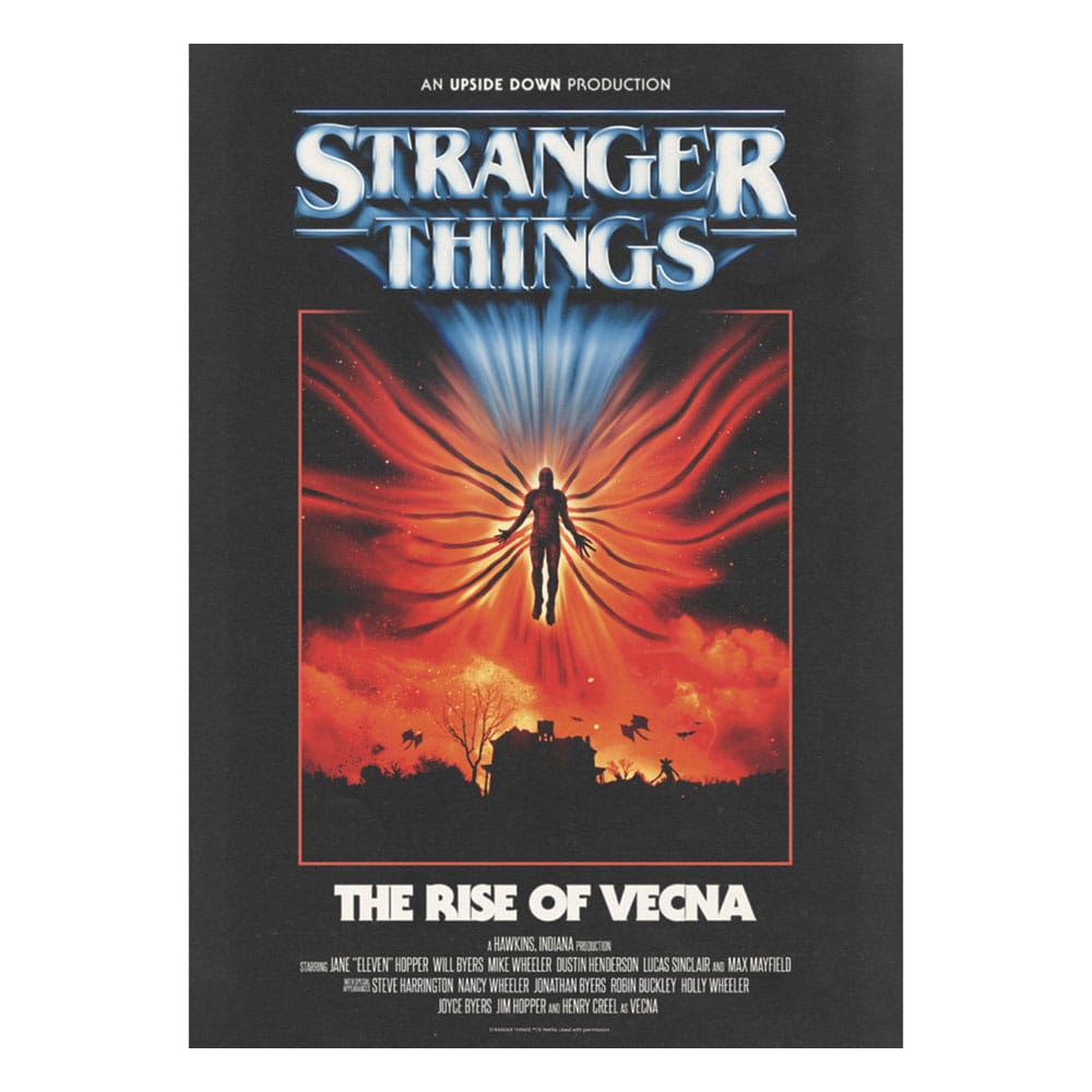 Stranger Things Kunstdruck The Rise of Vecna Limited Edition 42 x 30 cm