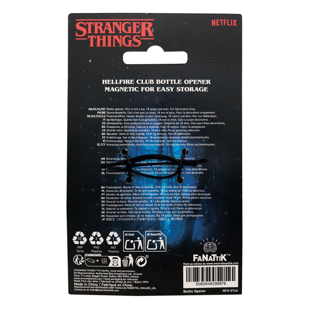 Stranger Things Flaschenöffner Hellfire Club