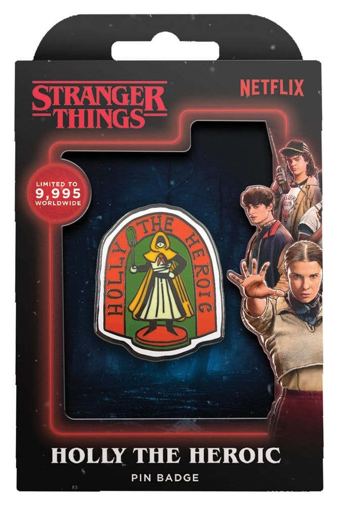 Stranger Things Ansteck-Pin Holly The Heroic Limited Edition