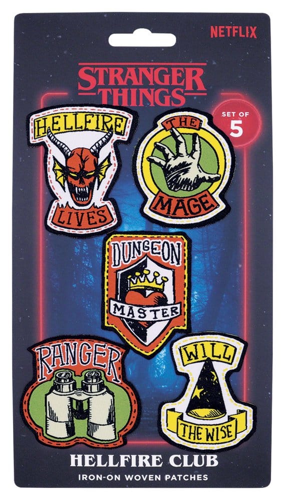 Stranger Things Stoffaufnäher 5er-Pack