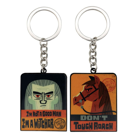 The Witcher Schlüsselanhänger Witcher & Roach Limited Edition