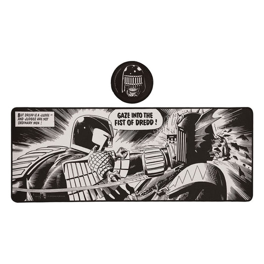 2000 AD Schreibtischunterlage & Untersetzer Judge Dredd