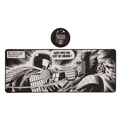 2000 AD Schreibtischunterlage & Untersetzer Judge Dredd