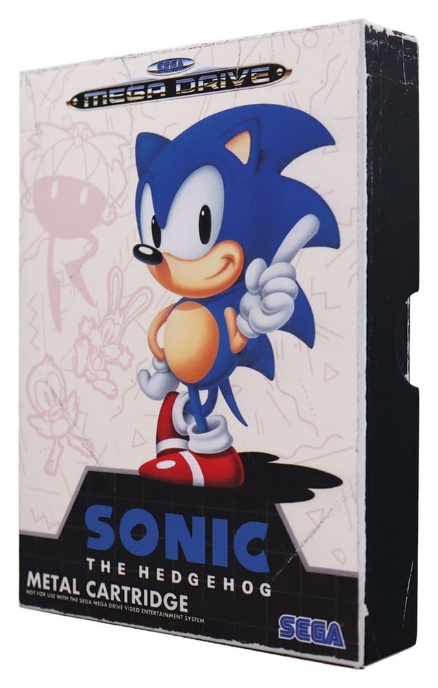 Sonic the Hedgehog Replik Game Cartridge Limited Edition 11 x 7 x 1 cm
