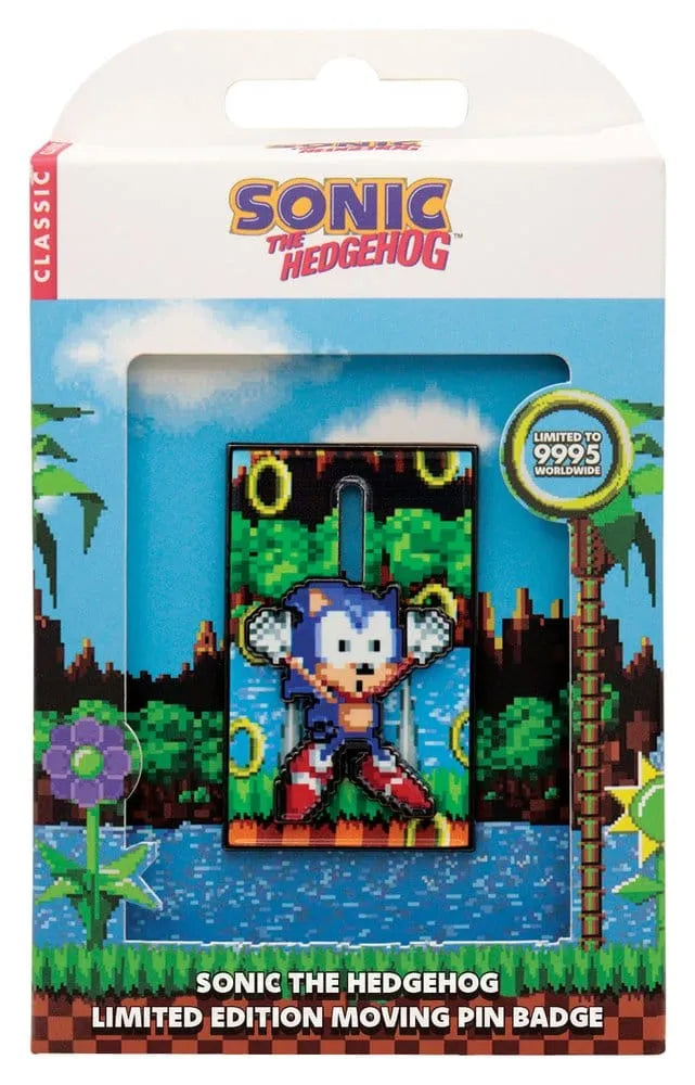 Sonic The Hedgehog Ansteck-Pin Moving