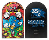 Sonic The Hedgehog Metallbarren Stained Glass Window Style 60 cm