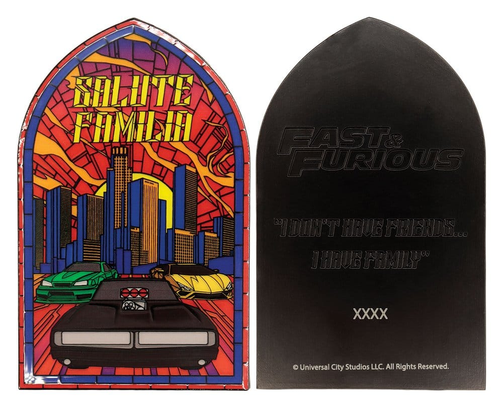 Fast & Furious Metallbarren Stained Glass Style Metal