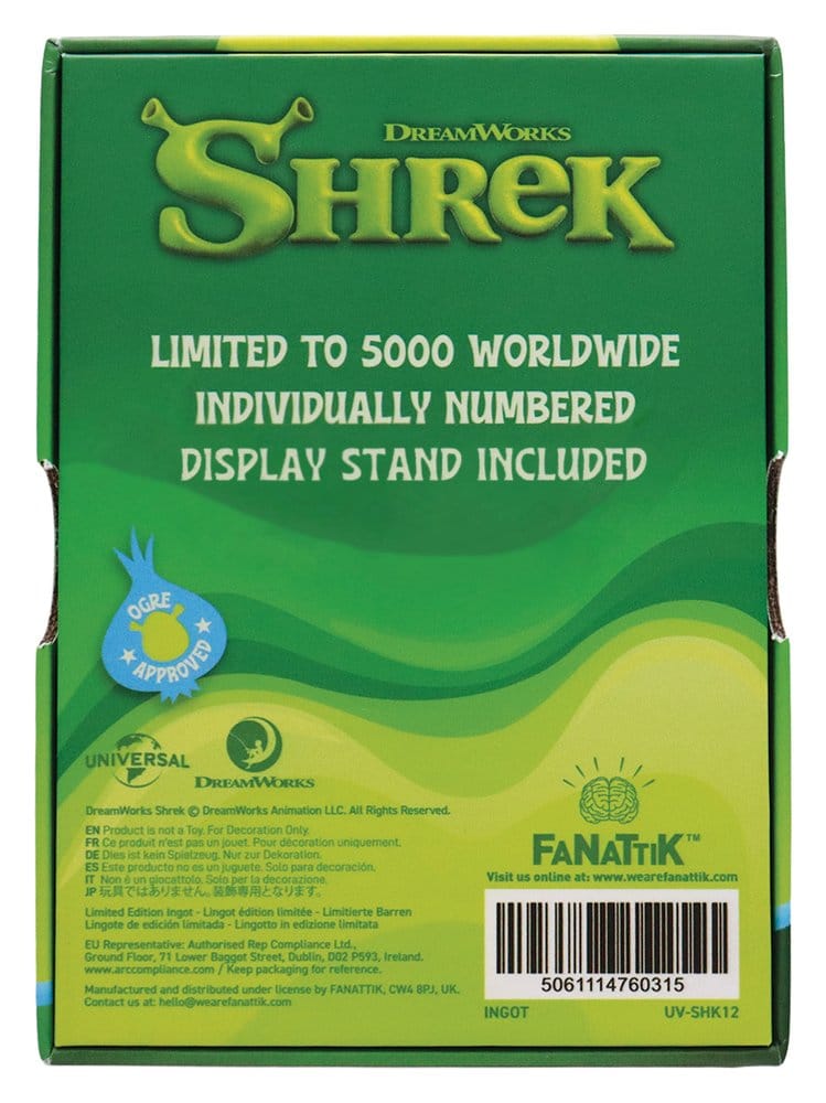 Shrek Metallbarren Stained Glass-Style Limited Edition