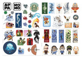 Avatar Der Herr der Elemente Tech Sticker Pack