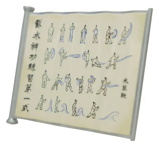 Avatar Der Herr der Elemente Replik Waterbending Scroll