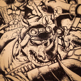 Teenage Mutant Ninja Turtles Kunstdruck Comic Limited Edition 42 x 30 cm
