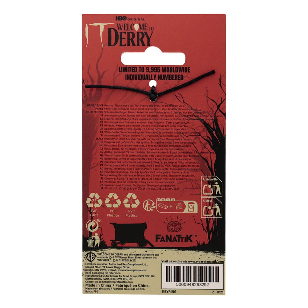 Es Schlüsselanhänger Welcome to Derry The Losers Limited Edition