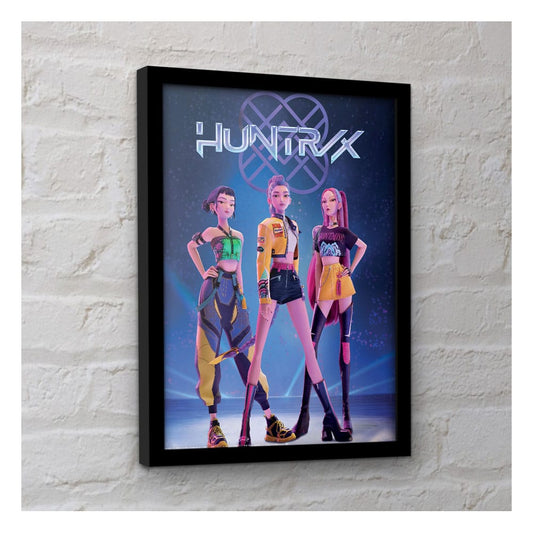 KPop Demon Hunters Collector Print Poster im Rahmen Huntrix