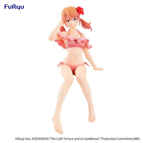 The Café Terrace and Its Goddesses Noodle Stopper PVC Statue Riho Tsukishima 14 cm