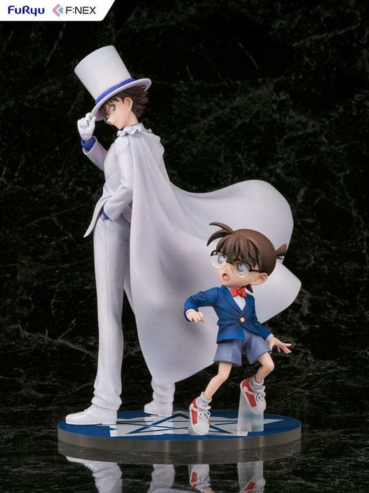 Detektiv Conan F:NEX PVC Statue 1/7 Conan Edogawa & Kid the Phantom Thief 29 cm