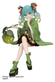 Hatsune Miku Noodle Stopper PVC Figur Flower Fairy Winter Cherry Green Color Ver. 15 cm