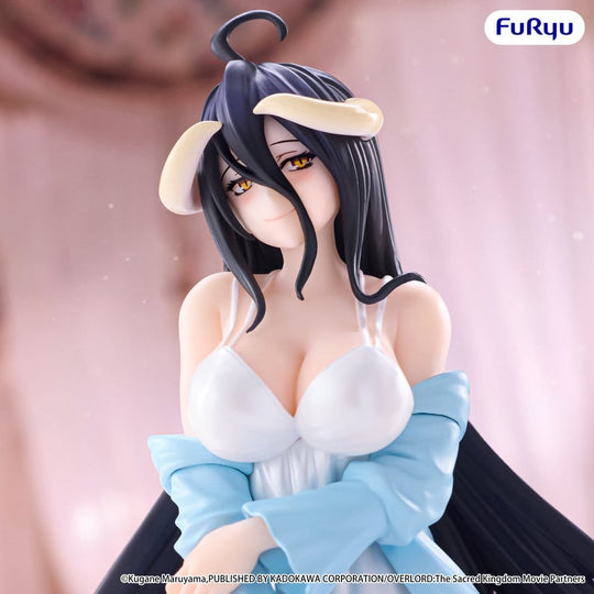 Overlord Noodle Stopper PVC Figur Albedo Loungewear Pearl White Ver. 12 cm