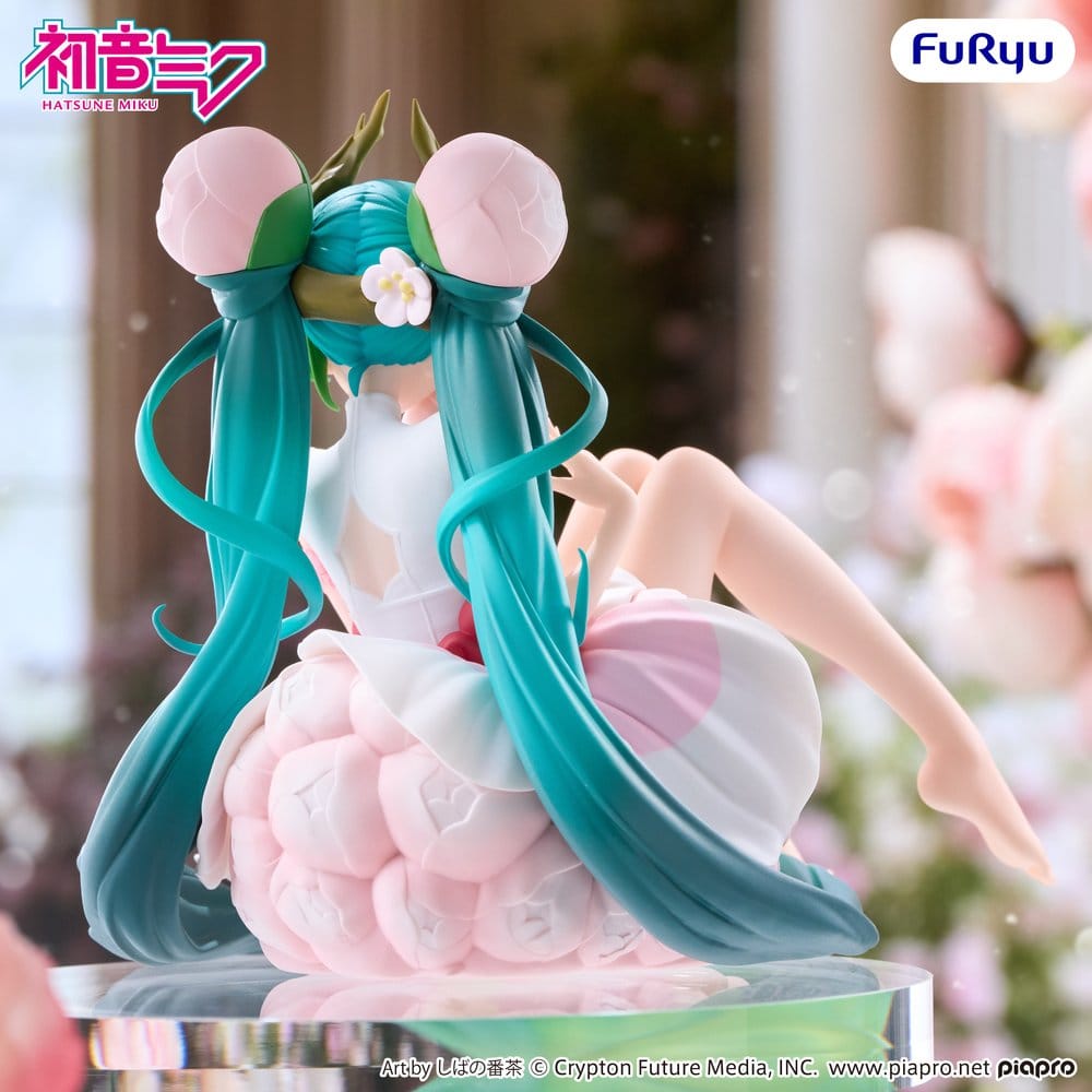 Hatsune Miku Noodle Stopper PVC Figur Flower Fairy White Plum Blossom 13 cm