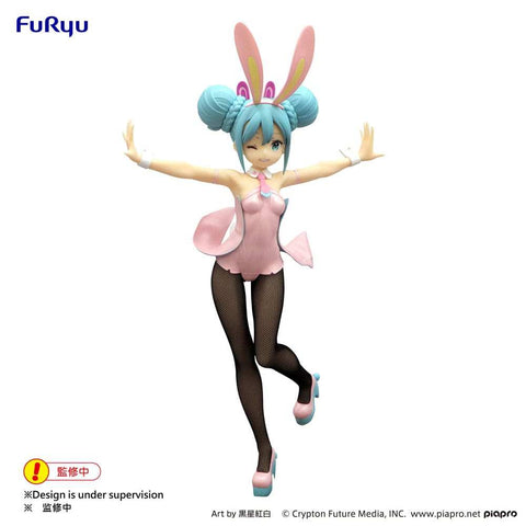 Hatsune Miku BiCute Bunnies PVC Statue Wink Pearl Pink Color Ver. 30 cm