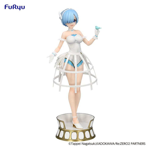 Re: Zero Exceed Creative PVC Statue Rem Cage Dress 22 cm