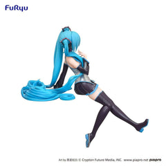 Hatsune Miku Noodle Stopper PVC Statue Kuroboshi Kouhaku Ver. (re-run) 14 cm