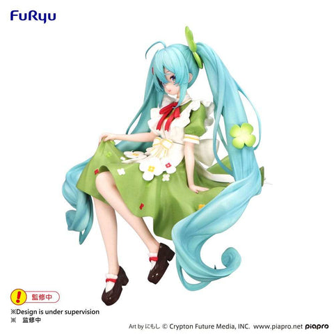 Hatsune Miku Noodle Stopper PVC Statue Flower Fairy Clover 15 cm