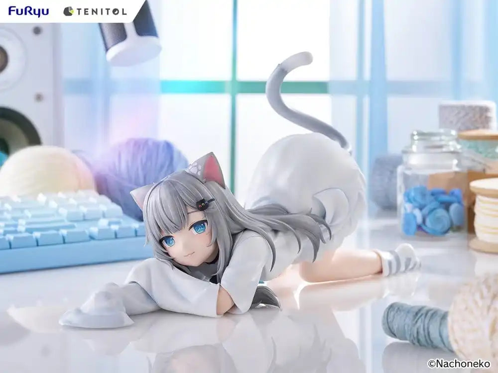 Virtual Youtuber Tenitol Big Noodle Stopper PVC Figur Nachoneko 18 cm