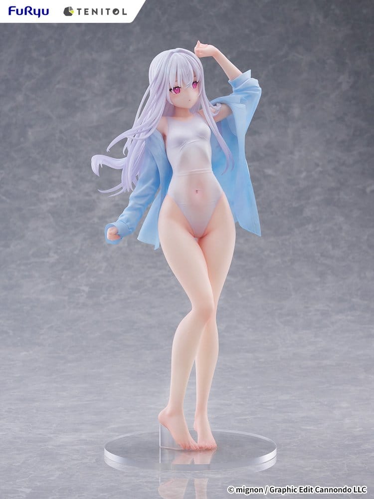 Mignon Works Tenitol Tall PVC Figur Shiro Swimsuit Ver. 30 cm