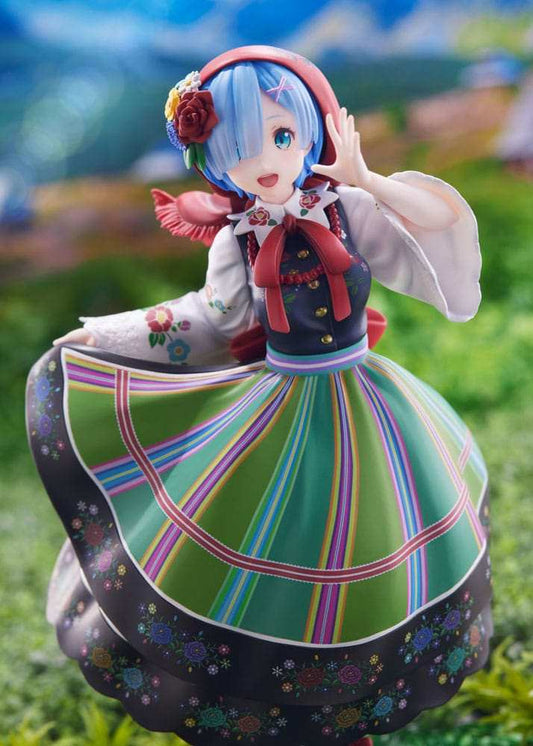 Re:Zero Starting Life in Another World PVC Statue 1/7 Rem Country Dress Ver. 23 cm