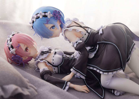 Re:Zero Starting Life in Another World PVC Statue 1/7 Ram & Rem 9 cm