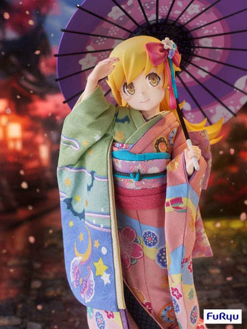 Monogatari PVC Statue 1/4 Shinobu Oshino Japanese Doll 42 cm