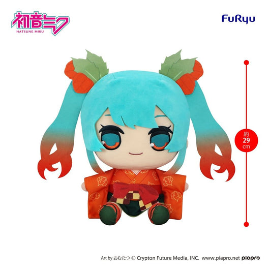Hatsune Miku Kyurumaru Big Plüschfigur Flower Fairy Winter Cherry Ver. 29 cm