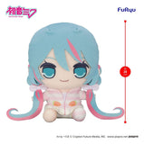 Hatsune Miku Kyurumaru Big Plüschfigur Rabbit Ear Hood Pajama 28 cm