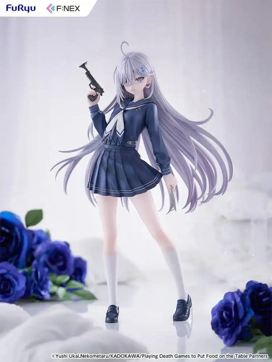 Playing Death Games to Put Food on the Table PVC Figur 1/7 Yuki School Uniform Ver. 24 cm