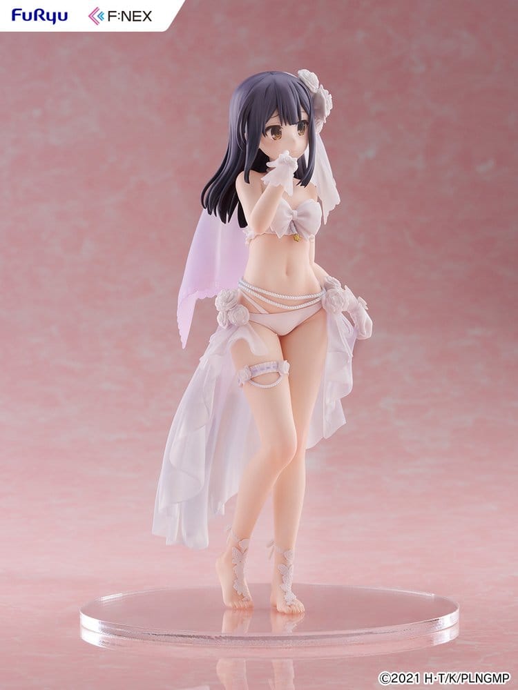Fate/kaleid liner Prisma Illya: Licht - The Nameless Girl F:NEX PVC Figur 1/7 Miyu Edelfelt Wedding Swimsuit Ver. 21 cm