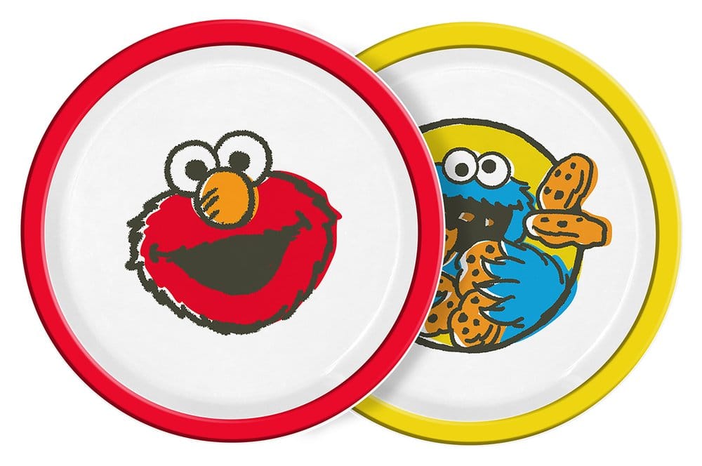 Sesamstraße Teller Vintage Kids 2er-Pack 22 cm